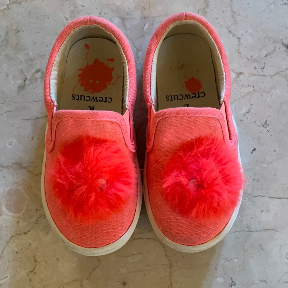 Crewcuts Pompom Neon Shoes k9